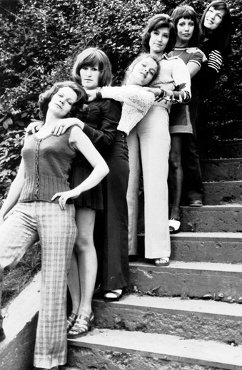 1974 - Tartu suvi. Kersti, Lagle, Katrin, Viivi, Marju, Lea