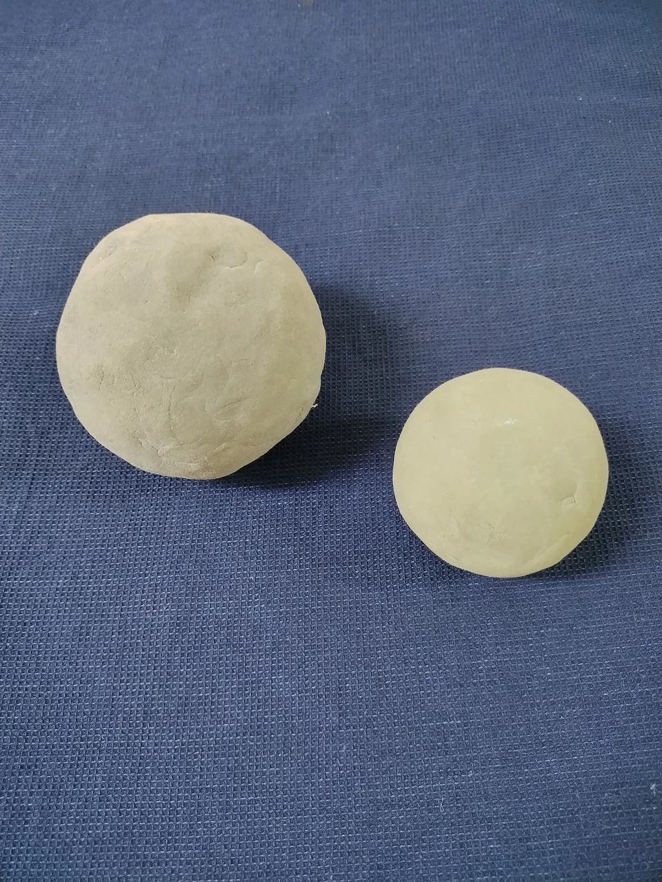 次の実験に使う軽量粘土