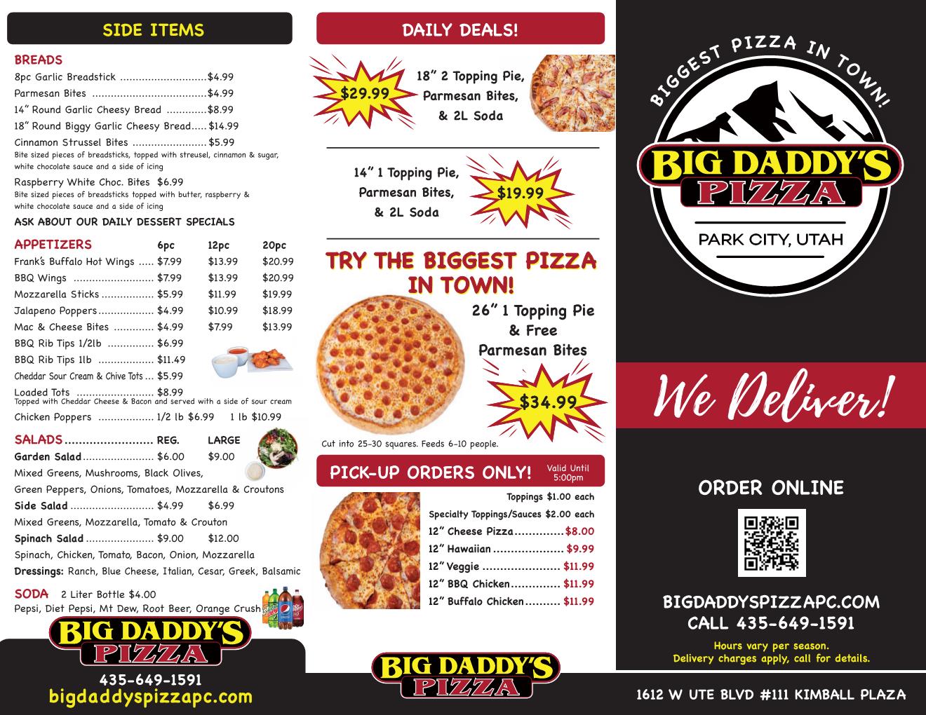 BIG DADDY PIZZA, Philadelphia - Menu, Prices & Restaurant Reviews