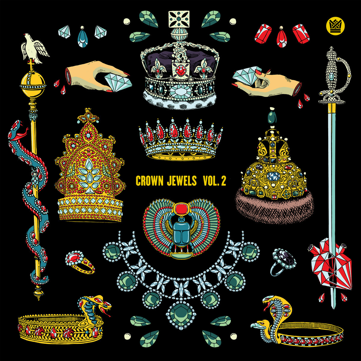 VARIOUS ARTISTS Crown Jewels Vol 2 LP World Clinic