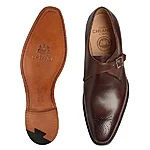Cheaney leeds mocha monk shoes