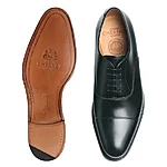 Cheaney lime black oxfords