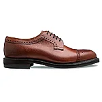 Cheaney tenterden ii r mahogany derby shoes side