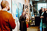 Katrin Kelpmani näituse &quot;Kas ka minu elu kuulub mu kassi 9 sekka?&quot; avamine R galeriis Foto: Eesi Raa