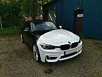 BMW F30 erikujundus 3M 2080 Gloss White kilega