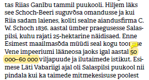 Pilt 2. Eri ridadele jaotunud arv