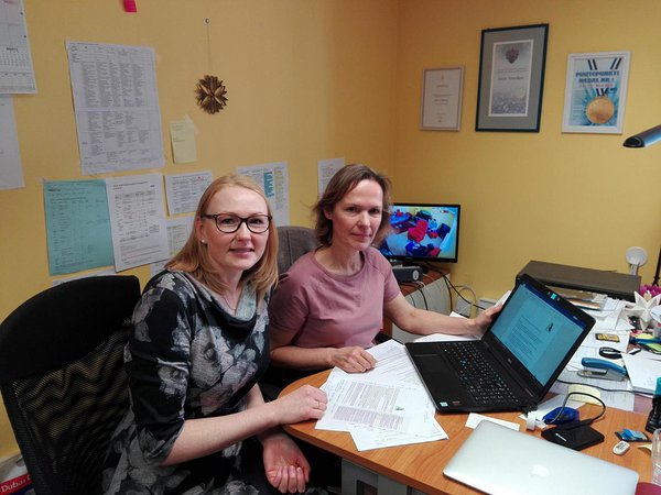 Autistika keskuses koos selle vapra juhataja Sirje Nordeniga