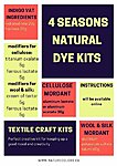 Four seasons natural dye kit