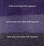 logwood effect on different types of wool