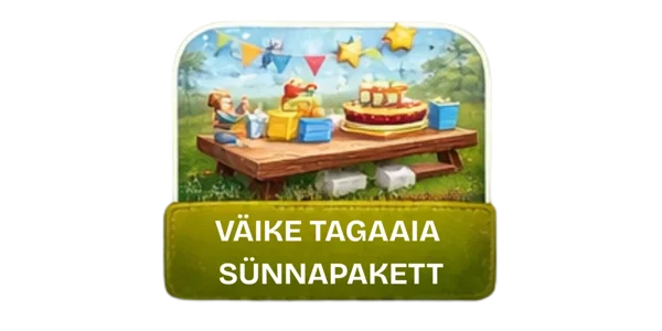 Väike tagaaia sünnapakett