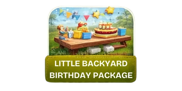 Little backyard birthday package