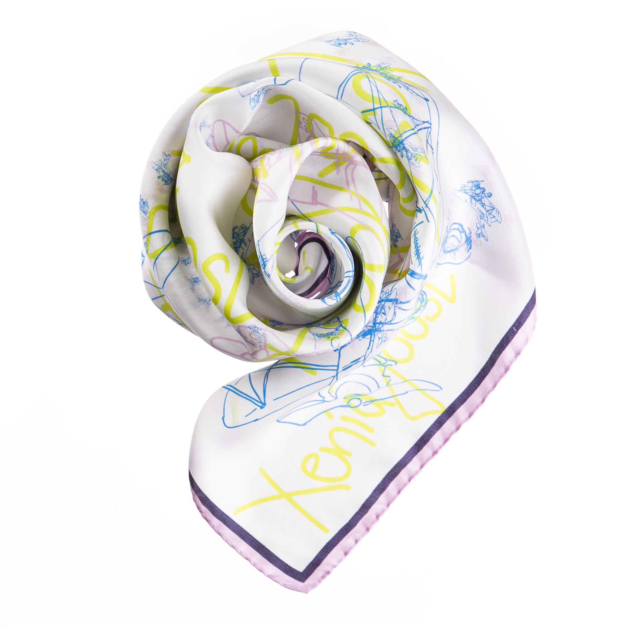 TWO SIDED, soft and warm silk-wool scarf – Xenia Joost