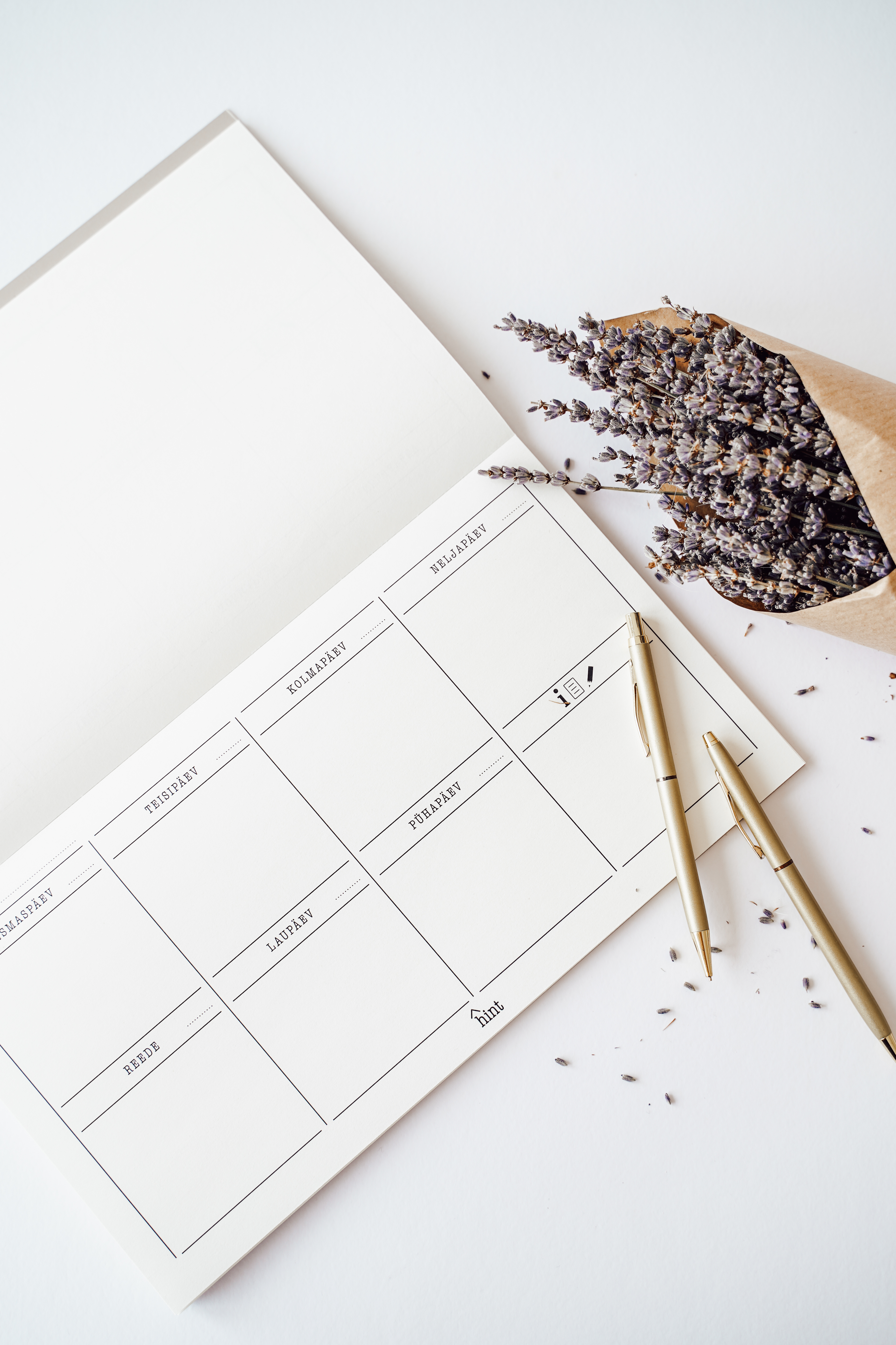 Hint for Home Weekly Planner
