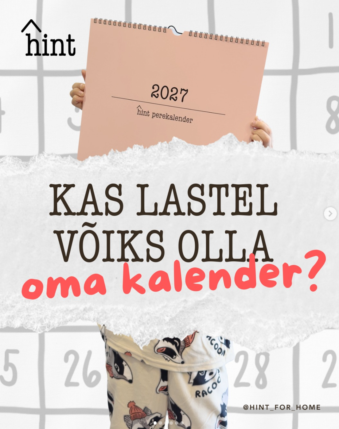 Hint lastekalender