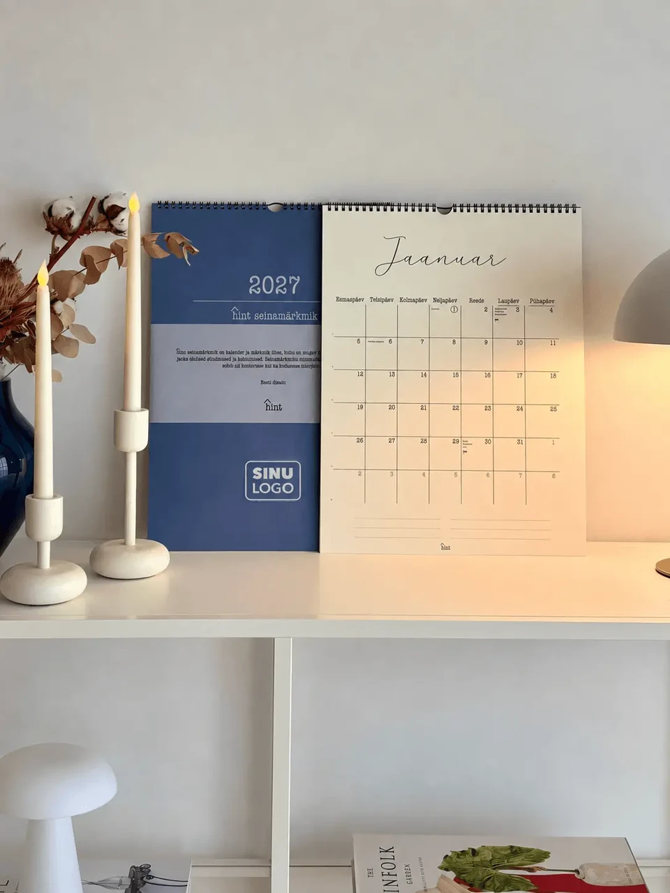 Ettevõtte logoga kalender