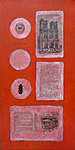 Quarantine 1-5/7-10  (oil and collage on canvas)  25x50cm  £350