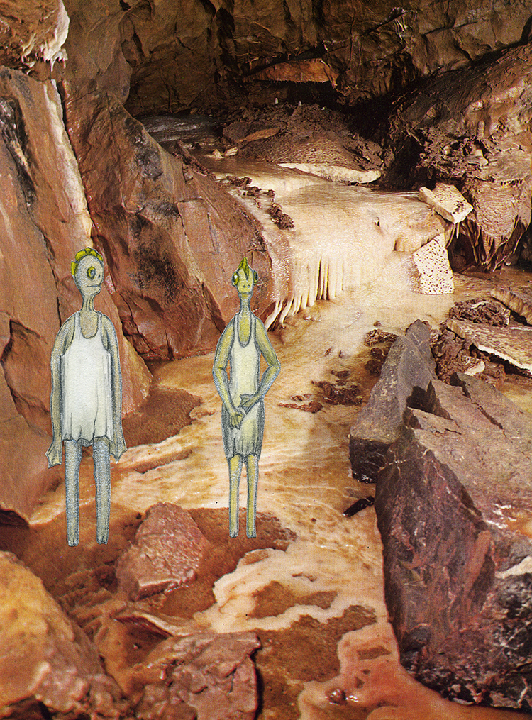 cave dwellers 3  (17x23cm)   £45/£200 set of five