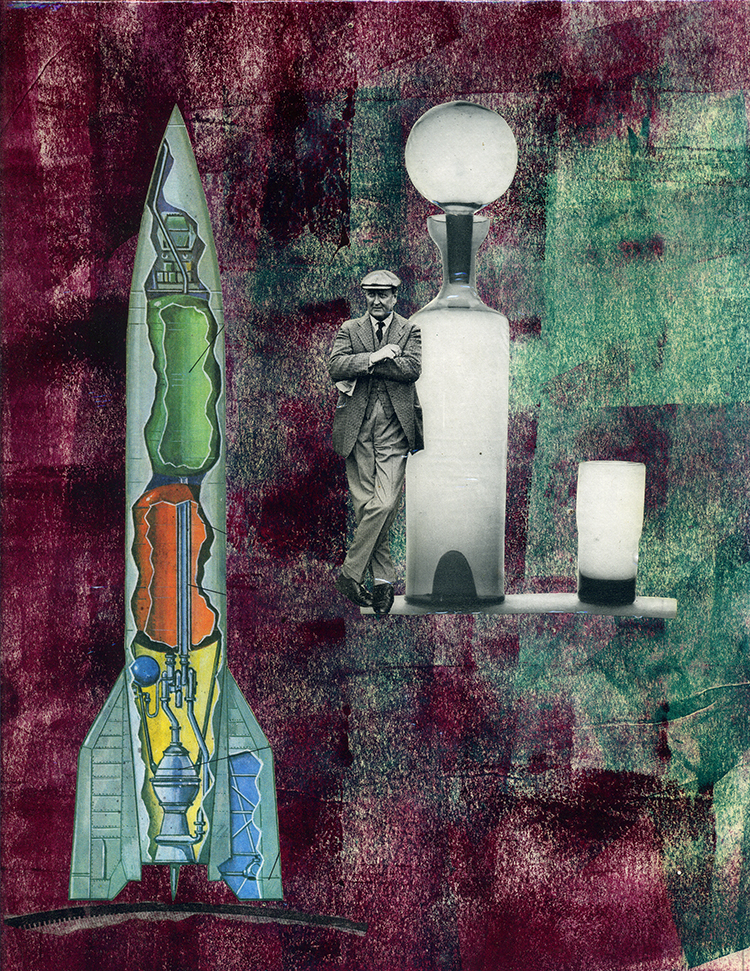 encounters with colour II  (collage on card)  23x28cm  £75