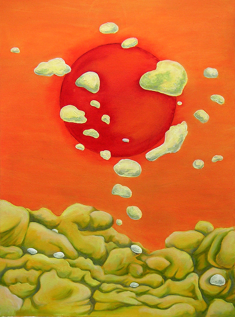 sometimes it feels like this II  (oil on canvas)   50x70cm   £450