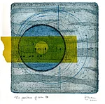 the persistence of vision VII (card print with chine colle) ca 20x20cm  £125