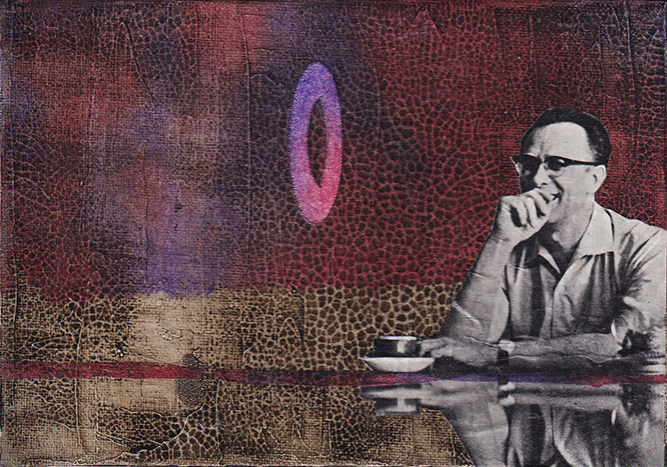 what you don&#x27;t know can&#x27;t hurt you  pt1 (collage on canvasboard) 21x15cm £59