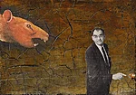 what you don't know can't hurt you  pt8  (collage on canvasboard) 21x15cm £59