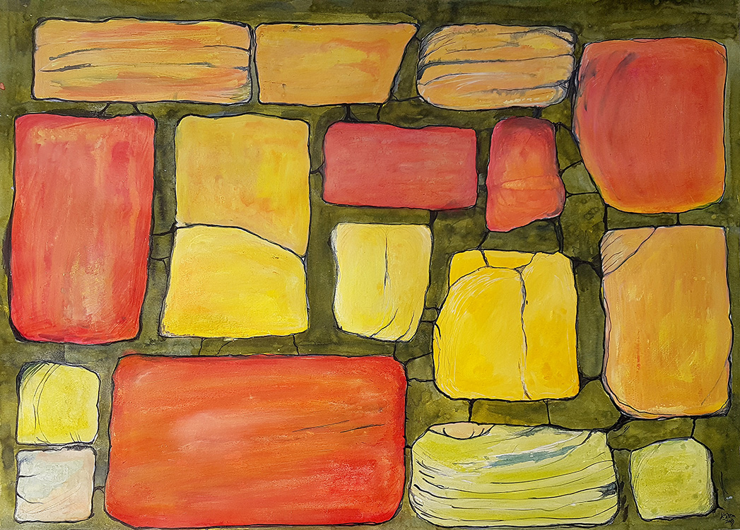 when you know what to look for  (mixed media on paper)   50x70cm   £125
