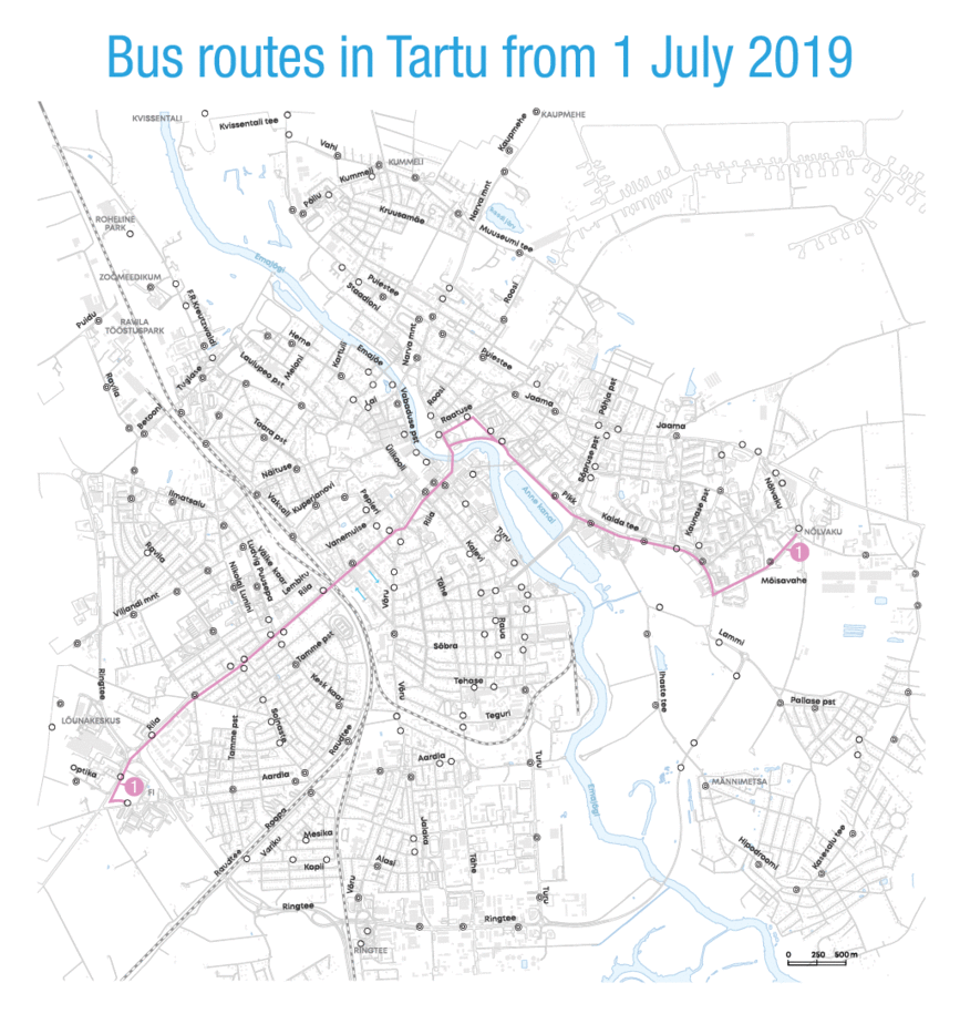 Day 2 (Topic: lines): new bus route network in Tartu