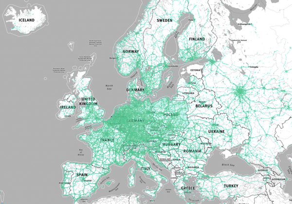 Day 8 (Topic: green): On Day 4, we posted a map of Estonian outbound tourists. This is a closer look at where Estonian tourists have travelled in Europe. 