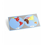 Control chart of the world continents english