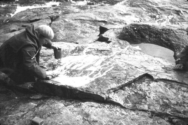 Naida Servet peseb kaljult sammalt enne pildistamist.