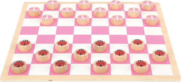 Kabe klassikaline lauamäng mustbe puidust arendav mäng roosa lepatriinude ja liblikate kabemäng busykid hea kingiidee 11337(7)