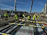 Kruunusillat kiintoraidelaattojen muotti- ja betonityöt HASA Group