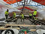 Kruunusillat kiintoraidelaattojen muotti- ja betonityöt HASA Group