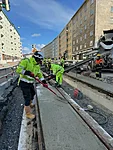 Mannerheimintien korjaus raitiotien päällysrakenteen muotti-ja betonointityöt