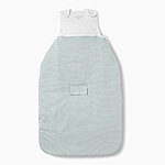 Organic cotton sleeping bag blue striped front 2.5tog nopocket