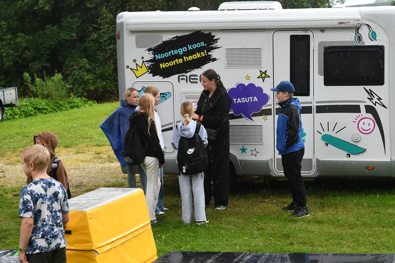 Pilt Tartu valla noorsootöö keskuse tegevustest