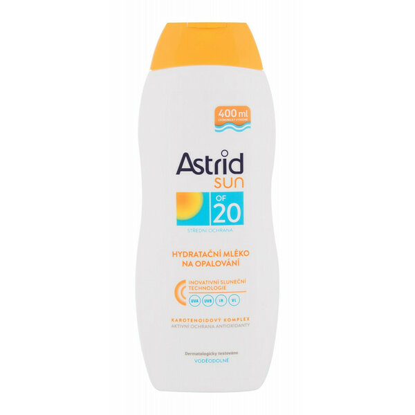 Astrid sun moisturizing suncare lotion spf20 400ml