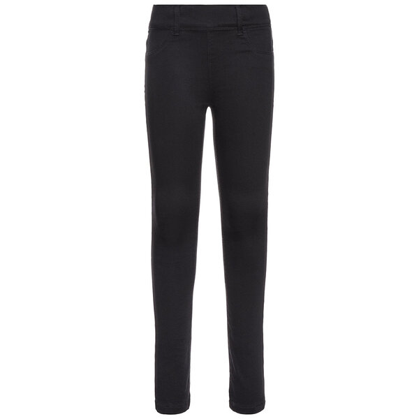 Stretchy twill leggings in dark blue by name it