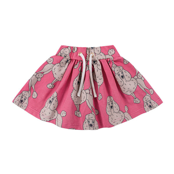 Poodle pink skirt
