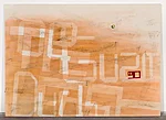 Eldridge Alley, 2012, acrylic on canvas, acrylic sheet, shatter baseball, 72 x 96 inches