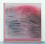 Dinamo Zagreb, 2013, acrylic on canvas, wood and enamel artist's frame, 75 3/4 x 70 1/2 inches