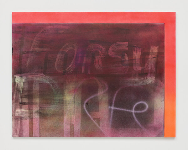 Forsyth, 2013, acrylic on canvas, acrylic on canvas over wood artist&#x27;s frame, 39 1/2 x 51 3/4 inches