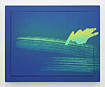 MCF, 2013, acrylic on canvas and PVC artist's frame, 13 x 16 inches