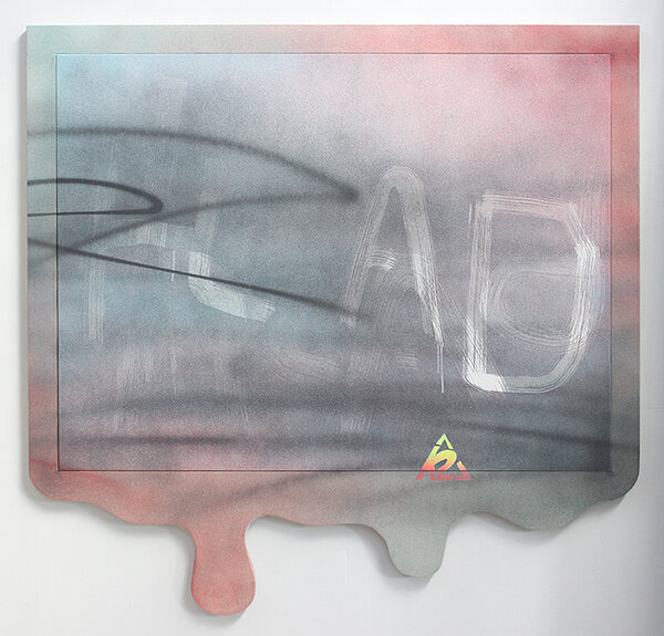 K2, 2015, acrylic on canvas, acrylic on canvas over wood artist&#x27;s frame, 51 x 53 inches