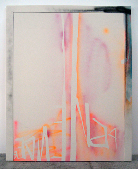 Nap Ender, 2009, acrylic on canvas, acrylic on canvas over wood artist&#x27;s frame, 71 1/2 x 61 1/4 inches