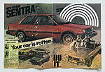 YOUR CAR IS ROTTEN, 16 x 10 inches