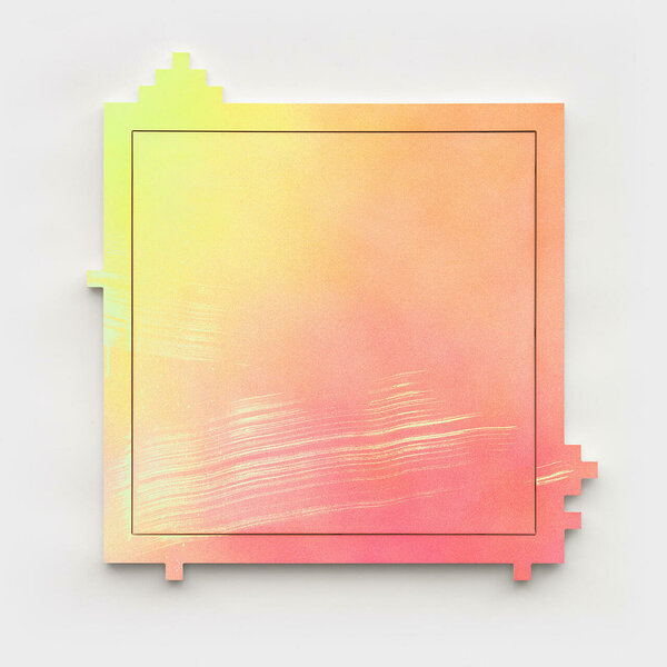 Killer Sunrise, acrylic on canvas, PVC, 31 1/2 x 30 1/2 inches