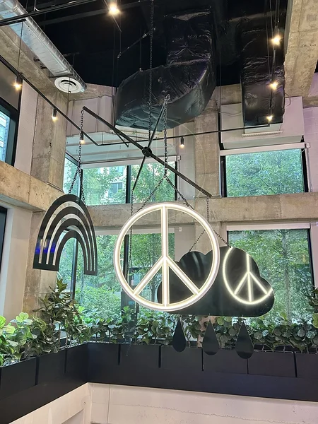 Harmonic Balance, 2023, permanent installation at Chelsea Piers, Prospect Heights, Brooklyn