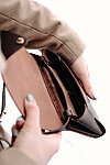 Dark brown wallet-clutch Capital of Plenty
